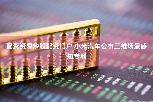 配资资深炒股配资门户 小米汽车公布三维场景感知专利